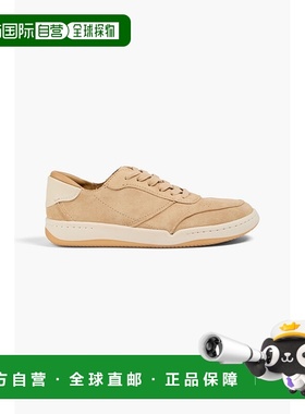 香港直邮VINCE 女士 Westside 绒面革运动鞋 J1199L1250DARKBISCO