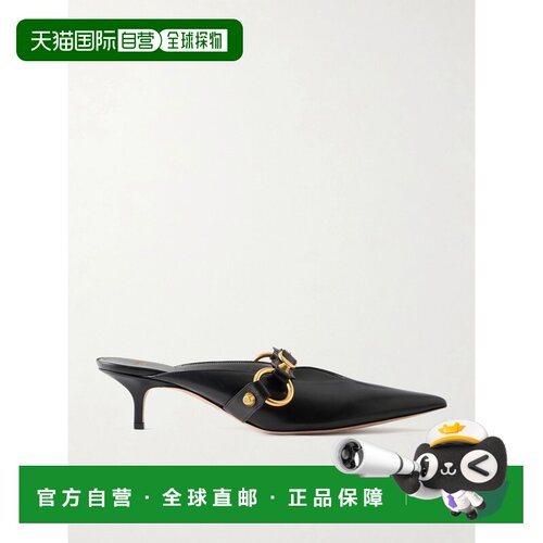 1h可退 Balenciaga 巴黎世家 女士 City 精饰皮质凉拖 A000GQWCIB