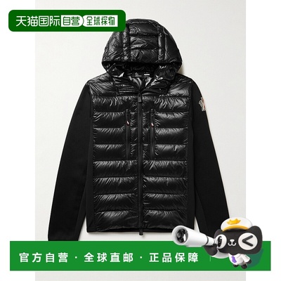 香港直邮moncler 盟可睐 男士 Quilted Shell and Knitted Hooded
