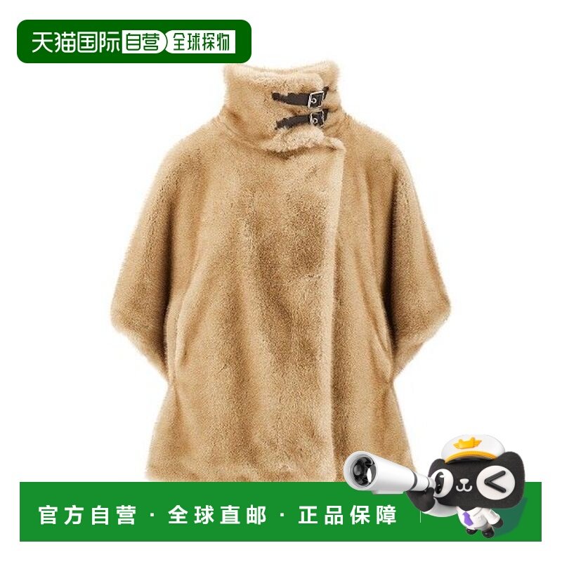 1h可退 香港直邮Pinko 品高 女士 高領短袖斗篷外套 103837A2PI,男装,夹克,淘宝优惠券,粉丝福利购,淘宝优惠卷