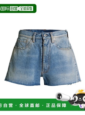 香港直邮Maison Margiela 纽扣细节牛仔短裤 S29MU0075S30561