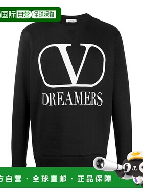 【99新未使用】香港直邮Valentino VLOGO印花卫衣 TV0MF11Y680