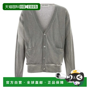 1h可退 香港直邮Our Legacy 男士 PARALLEL 针织开衫 M4253PGGREY