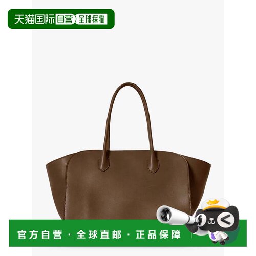 香港直邮The Row 女士 Marlo 14 皮革肩包 W1800L72T托特包单肩包