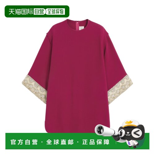 1h可退 香港直邮VALENTINO 女士T恤 BAEAB51MMRAL SS2025 红色 圆