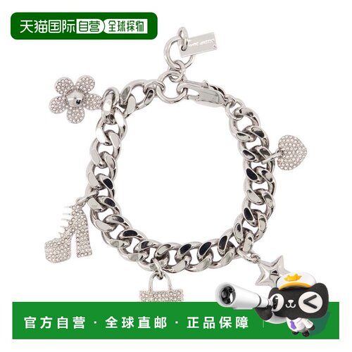 香港直邮Marc Jacobs 马克 雅可布 女士 CUBAN-LINK BIJOUX 镀银