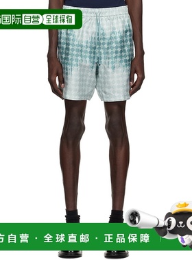 香港直邮AMIRI 男士 蓝色 MA Quad Bleached 短裤 AMSHCA1074