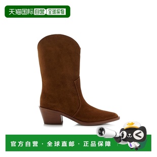 香港直邮Gianvito Rossi 吉安维托 罗西 女士 绒面革西部风格靴子