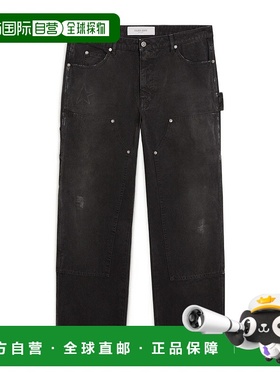 香港直邮Golden Goose Deluxe Brand 腰带环牛仔长裤 GMP01942.P0