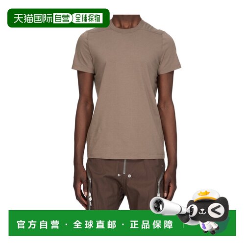 1h可退 香港直邮RICK OWENS 男士T恤 RU01F2265JA34 SS2026 棕色