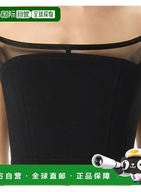 1h可退 香港直邮Blumarine 蓝色情人 女士 绉纱双上衣 A544C212A