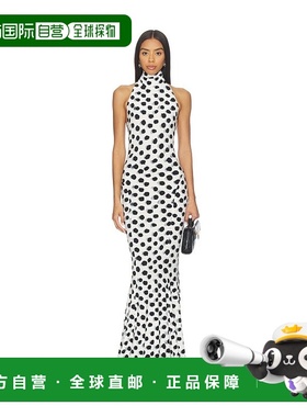 香港直邮NORMA KAMALI 诺玛 卡玛丽 女士 挂脖鱼尾礼服 KK4253PLB