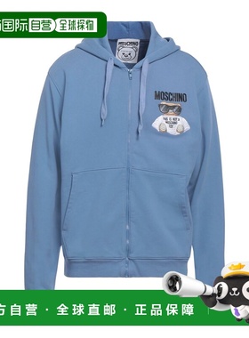 1h可退 香港直邮Moschino 莫斯奇诺 男士 卫衣 blue蓝色 舒适时尚