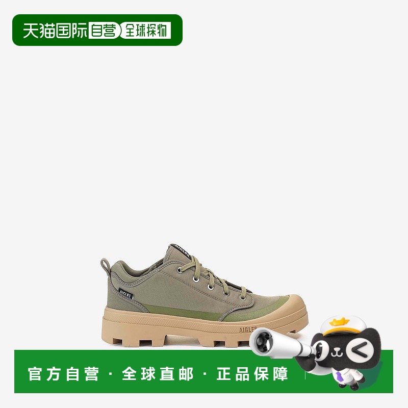 自营欧洲直邮AIGLE艾高 标志性的 Aigle 低帮再生聚酯纤维步行鞋