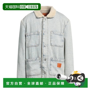 香港直邮Sandro 男士 牛仔布夹克 blue蓝色 舒适时尚外套