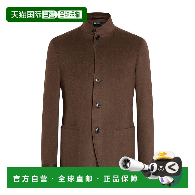 香港直邮Zegna 立领夹克 杰尼亚男装269C55A21VH羊绒图片