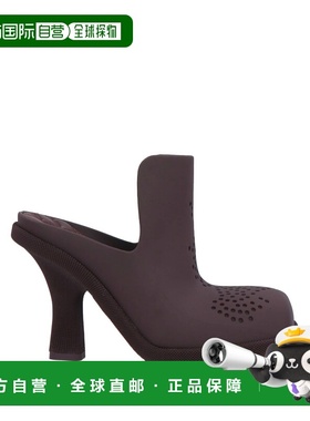 香港直邮Burberry 巴宝莉 女士 Mules 木屐 red红色 舒适时尚