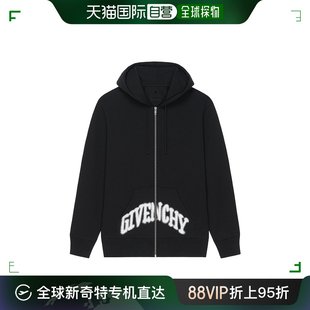 PARIS 香港直邮Givenchy 骷髅头水钻连帽衫 BMJ0K63YED