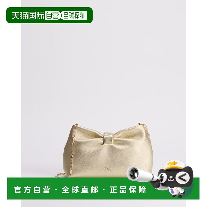 欧洲直邮迪奥蝴蝶结小号手提包 Dior Or斜挎包单肩包