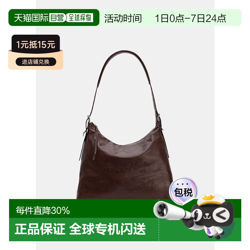 海外直邮Lemaire BELTED 银色配饰金典 小牛皮 流浪包单肩包