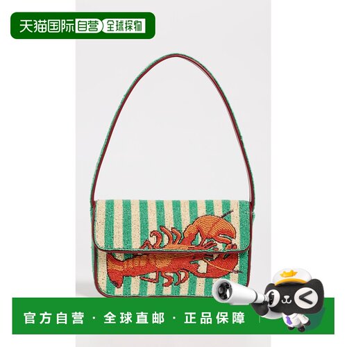 香港直邮Staud 女士 Tommy 珠饰肩包