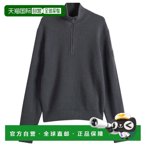 香港直邮Canada Goose 加拿大鹅 男士 McKinney 1/4拉链针织毛衣