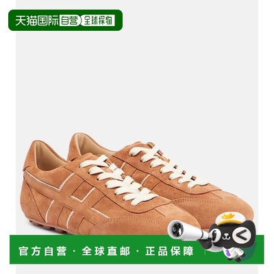 1h可退 香港直邮Hogan 女士 Olympia 绒面革运动鞋 brown棕色 舒