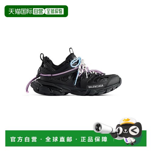 欧洲直邮BALENCIAGA (2025新品) 女士Track Trail 系带运动鞋（黑