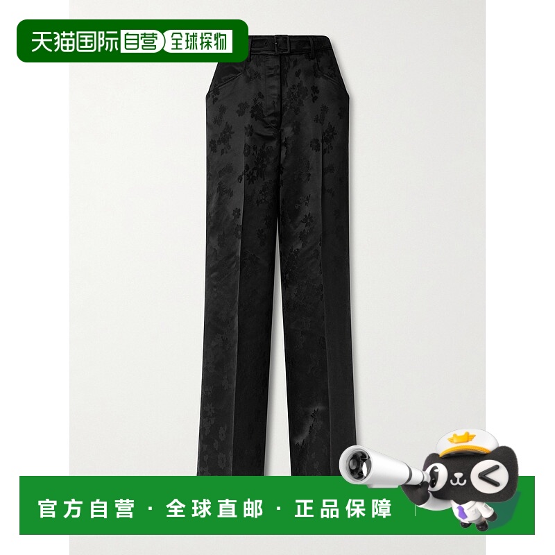 1h可退 香港直邮Gabriela Hearst 女士 Norman 束带花朵真丝缎面