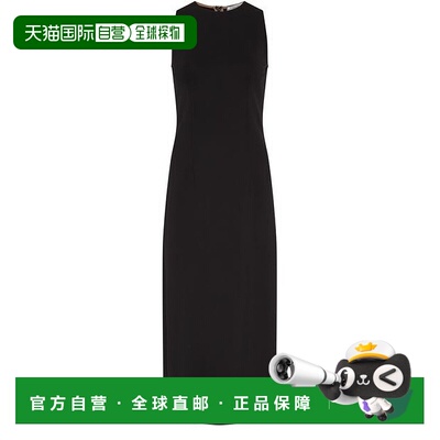 自营欧洲直邮MAXMARA麦丝玛拉 Elegante系列女士黑色聚酰胺圆领无