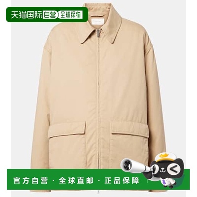 香港直邮The Row 女士 Aurelius 棉质羊绒夹克 beige米色 舒适时