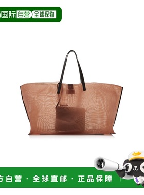 1h可退 香港直邮Staud 女士 Christos 大号网纱手提包  舒适时尚