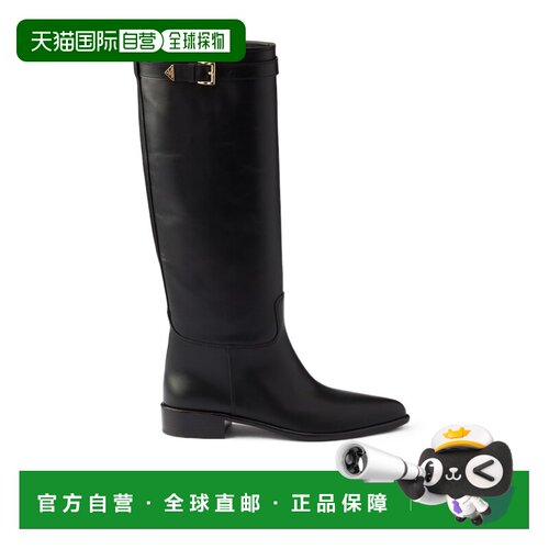 香港直邮Prada/普拉达 女士 三角标长筒靴 26FW