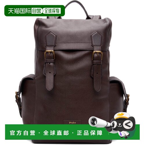 香港直邮Polo Ralph Lauren Polo 拉夫 劳伦 男士 棕色双肩包 405
