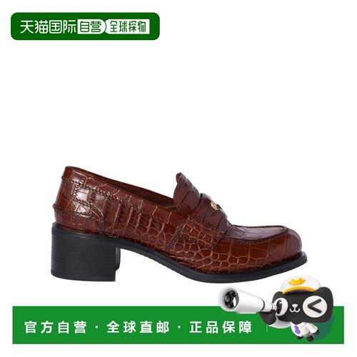 Miu Miu 鳄鱼纹压花乐福鞋 5D276E1U5F050 皮鞋 【付后1h可退】