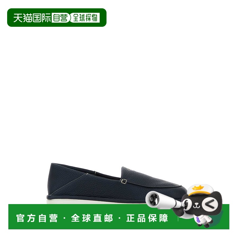 1h可退 欧洲直邮prada 男士 时尚休闲鞋普拉达男鞋乐福鞋一脚蹬
