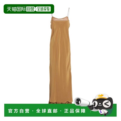 1h可退 香港直邮KHAITE 女士 夏装连衣裙 yellow黄色 舒适时尚