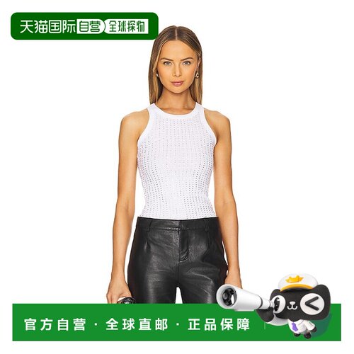 1h可退 The Attico 女士 罗纹圆领背心 246WCT276J038T性性感