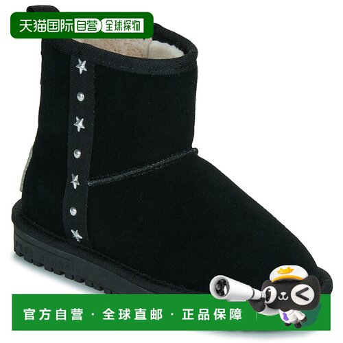 欧洲直邮Pepe jeans 女孩鞋 靴子 黑色 冬天 DISS ROCK G