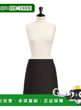 香港直邮Dior A字迷你半身裙 541J05A2567包臀裙迪奥