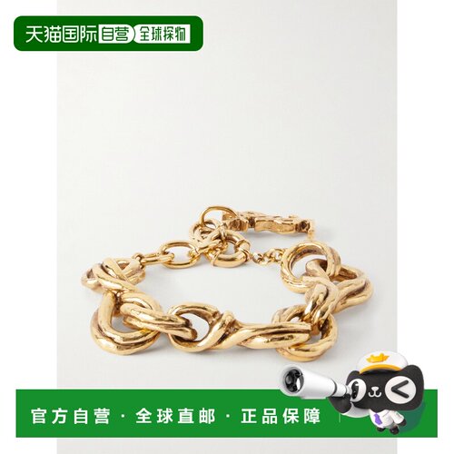 美国直邮Saint Laurent 圣罗兰 女士 镀金手链 870122Y1500