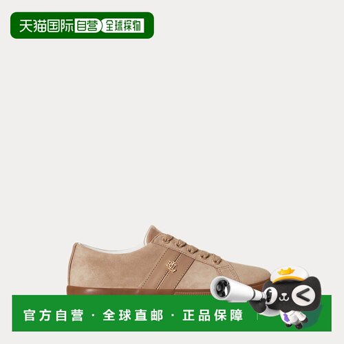 自营欧洲直邮Ralph Lauren拉夫劳伦 Janson II女士绒面革纳帕皮运