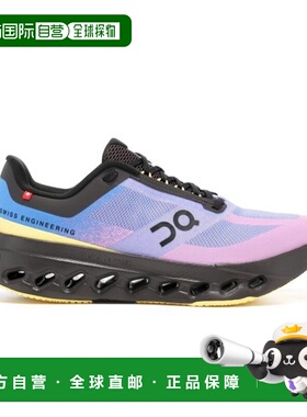 自营欧洲直邮ON昂跑 CLOUDSURFER男士紫色/树莓红网眼面料缓震跑