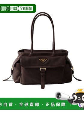 香港直邮Prada 中号 Prada Explore 纳帕皮革托特包 1BG5962DX8VO