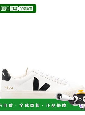 香港直邮Veja 男士 FIELD 白色鞋跟黑色徽标运动鞋 CP0501537537A