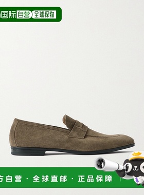 1h可退 香港直邮Tom Ford 汤姆 福特 男士 Sean 绒面革乐福鞋 J16