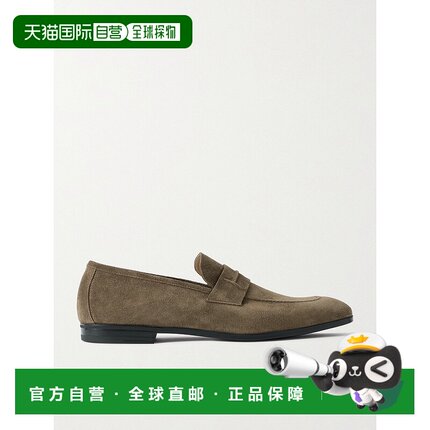 1h可退 香港直邮Tom Ford 汤姆 福特 男士 Sean 绒面革乐福鞋 J16