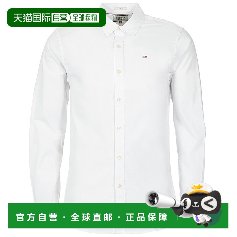 欧洲直邮Tommy Jeans 男士 TJM ORIGINAL STRETCH SHIRT 长袖衬衫