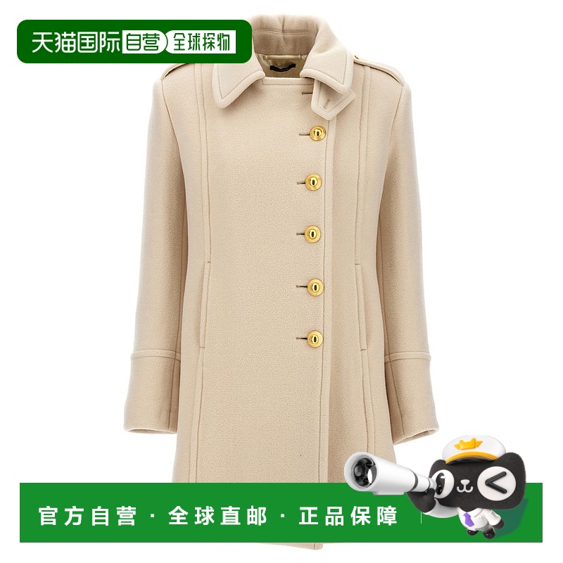 1h可退 香港直邮Tom Ford 汤姆 福特 女士 纽扣细节高领夹克 CS12