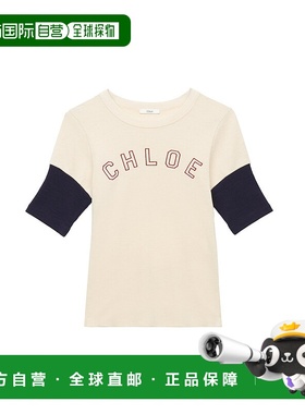 香港直邮Chloe 圆领T恤 CH25AJH01174